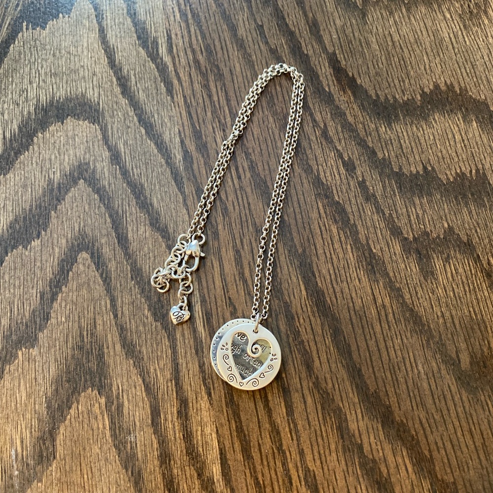Brighton | Live Well, Laugh Ofter, Love Much | Coin Pendant Necklace